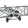 METAL AVION BIPLANO 16 CM  COL SURT