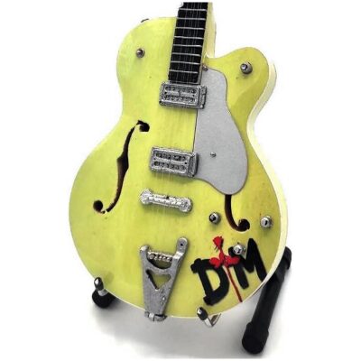 MINIATURA MUSICAL GUITARRA 24 CM  DEPECHE MODE