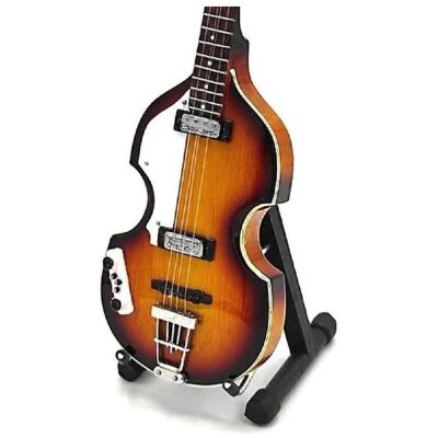 MINIATURA MUSICAL GUITARRA 24 CM  PAUL McCARTHNEY