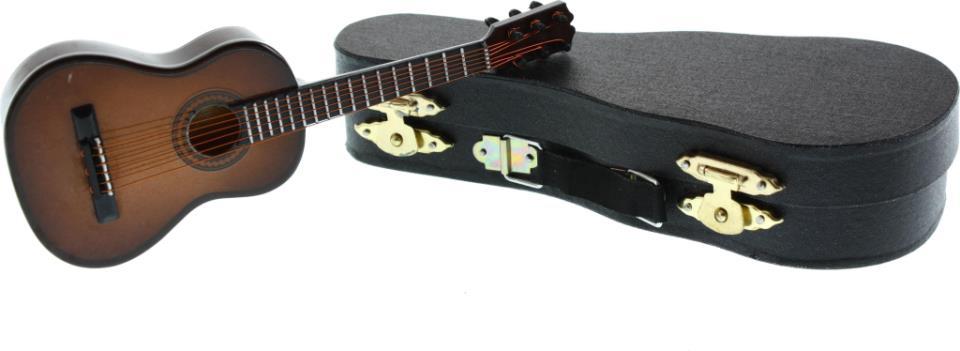 MINIATURA MUSICAL GUITARRA ESPAÑOLA 14 CM
