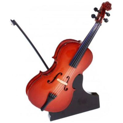 MINIATURA MUSICAL VIOLONCHELO 19 CM