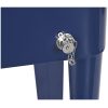 NEVERA JARDIN  DE ACERO AZUL CON RUEDAS  56L