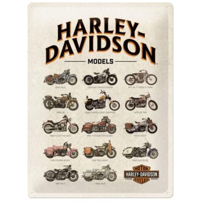 PLACA METAL 30x40 CM  MOTOS HARLEY-DAVIDSON