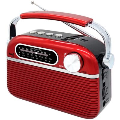 RADIO BLUETOOTH VINTAGE SAMI ROJA