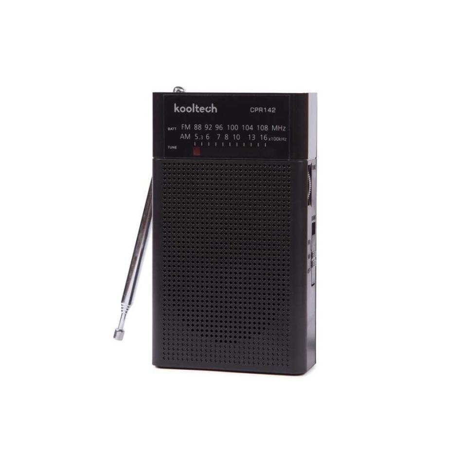 RADIO BOLSILLO AM/FM VERTICAL NEGRA