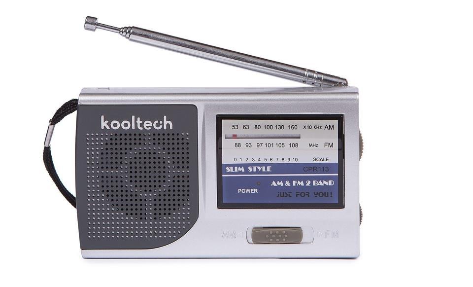 RADIO BOLSILLO HORIZ KOOLTECH PLATA CPR113