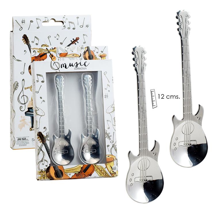SET 2 CUCHARILLAS GUITARRAS ELECTRICAS