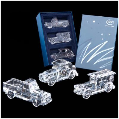 SET 3 COCHES VINTAGE ACRILICOS