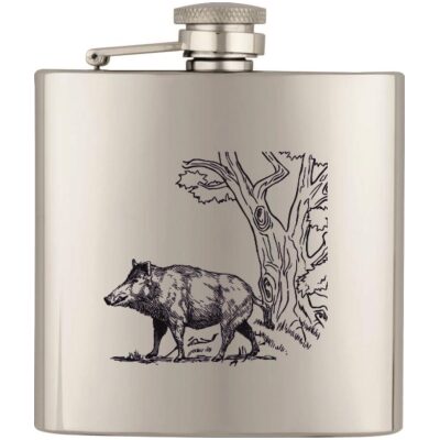 PETACA ACERO INOX  4 Oz   JAVALI