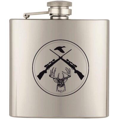 PETACA ACERO INOX  6 Oz  CAZA