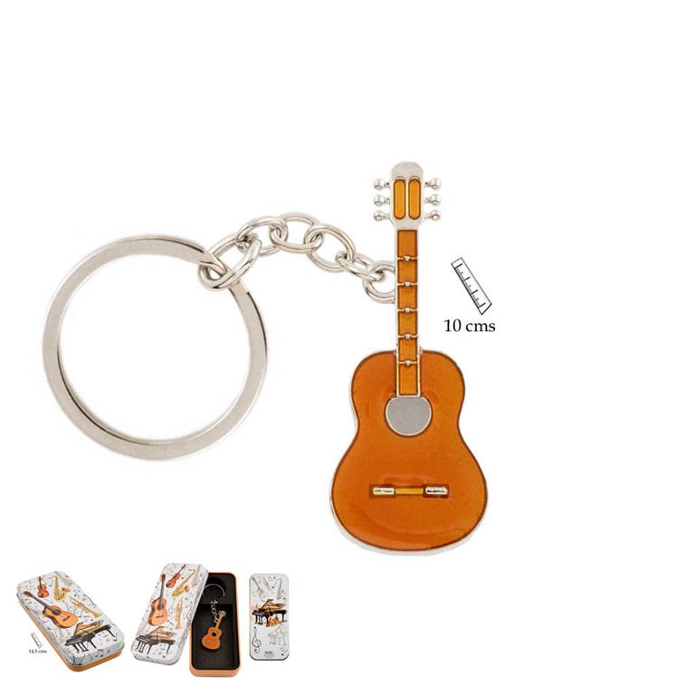 LLAVERO GUITARRA ESPAÑOLA LATA DECORADA