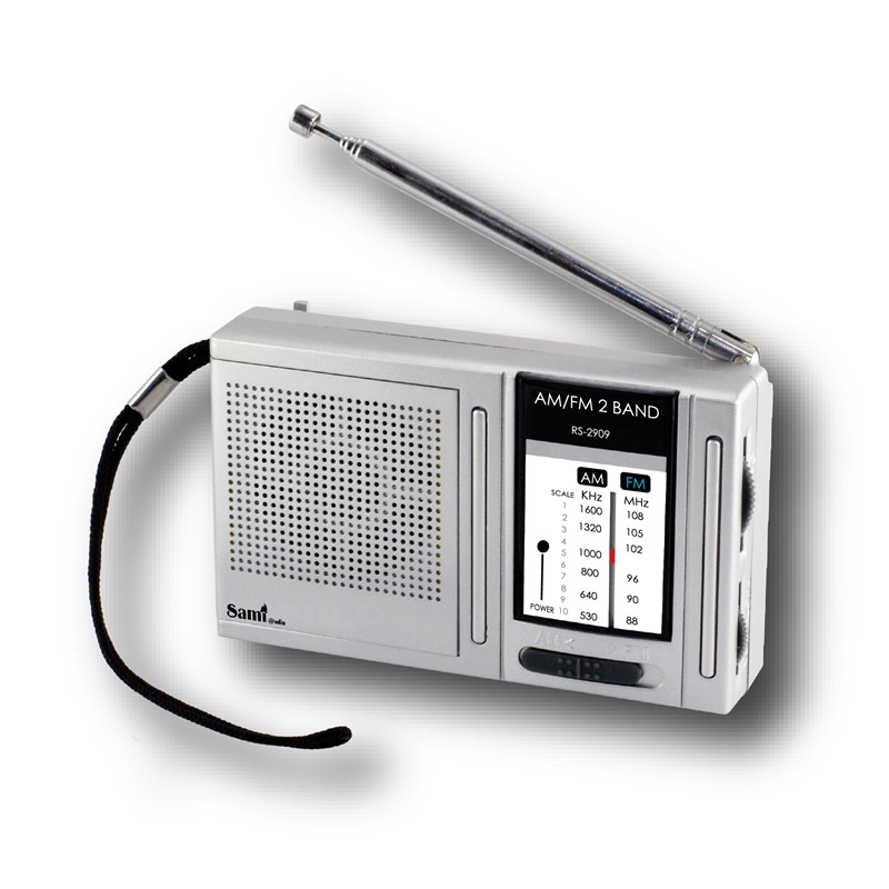 RADIO BOLSILLO SAMI HORIZONTAL PLATA