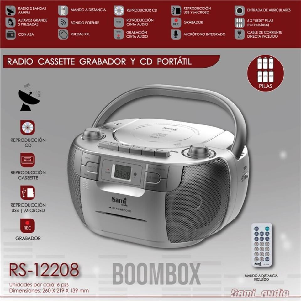 RADIO CD CASSETE SAMI BOOMBOX