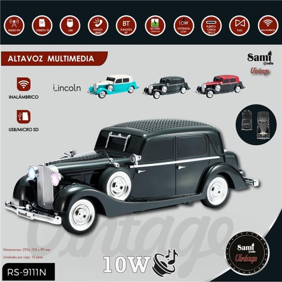 RADIO ALTAVOZ LINCOLN NEGRO