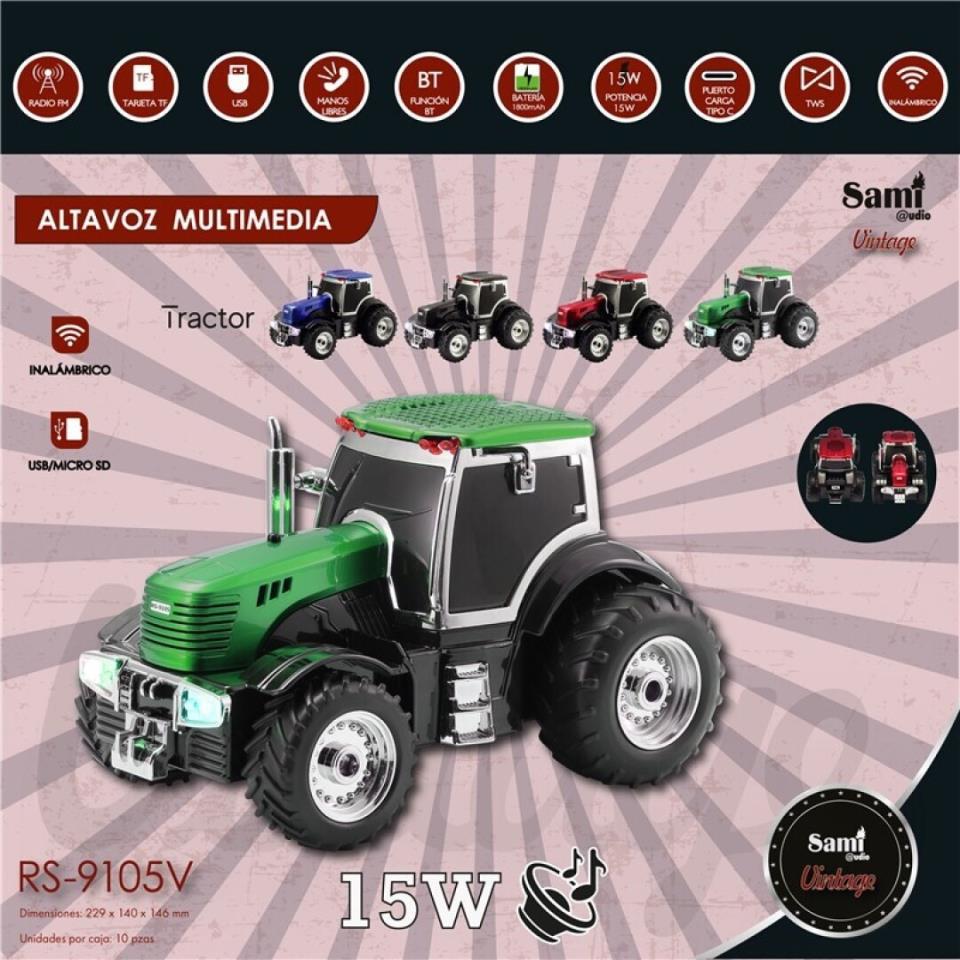 RADIO ALTAVOZ TRACTOR VERDE SAMI