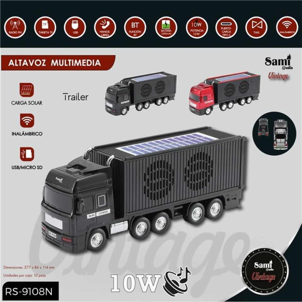 RADIO ALTAVOZ TRAILER NEGRO