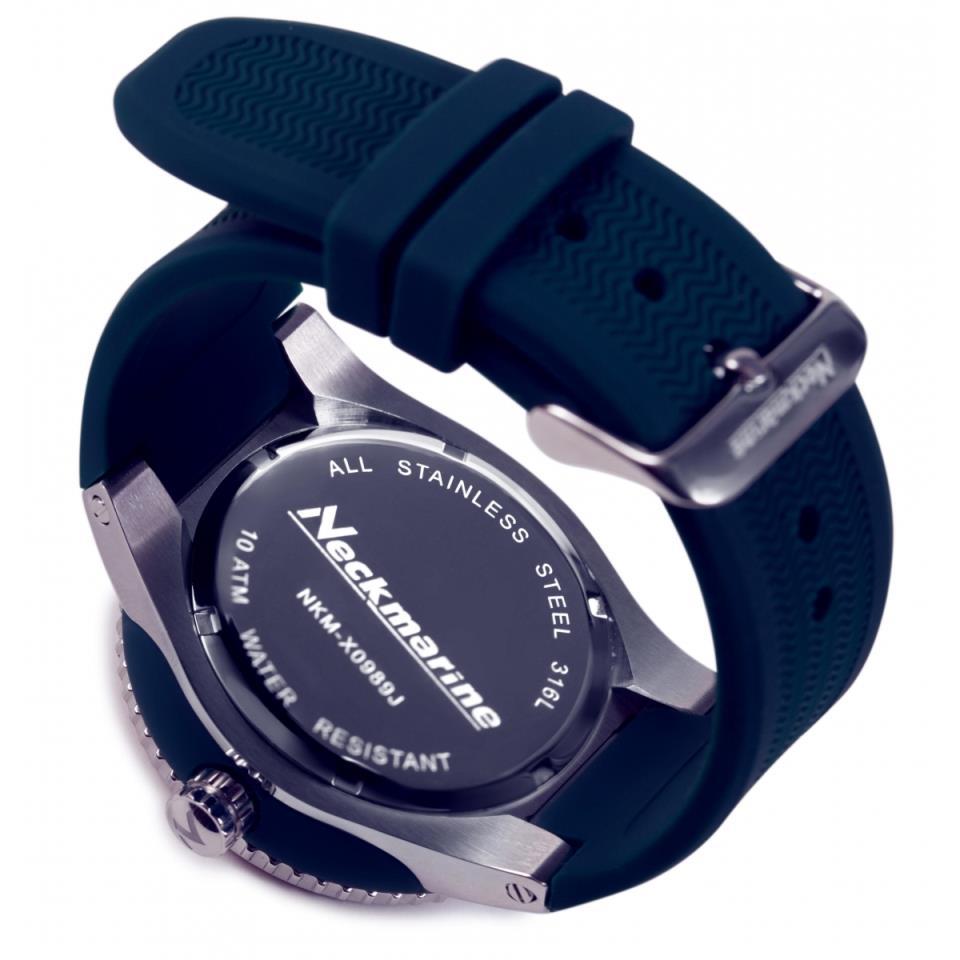 RELOJ NECKMARINE BIG EXTRA GRUESO BANDERAS CAUCHO