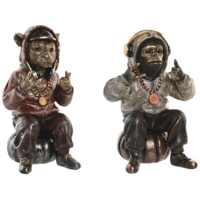 FIGURA ANIMALES CON CASCOS  MONO O GATO 