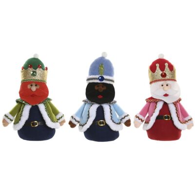 FIGURA REY MAGO TEJIDO 25X14X38 CM 