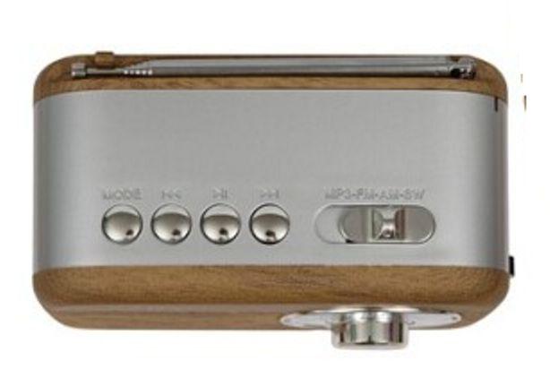RADIKO RETRO SANYO MARRON PEQUEÑA