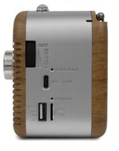 RADIKO RETRO SANYO MARRON PEQUEÑA