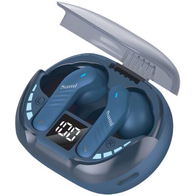 AURICULARES SAMI GAMING SILICONA AZUL 