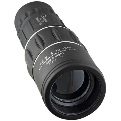 MONOCULAR NEGRO 16 x 52 CON FUNDA