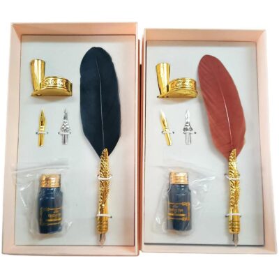 PLUMA AVE BASE DORADA SOPORTE PLUMA PLUMINES TINTA