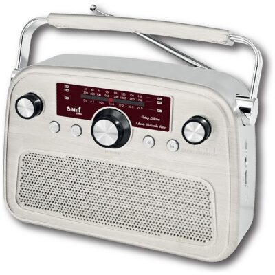 RADIO SAMI CREMA CON MADERA 3 BANDAS