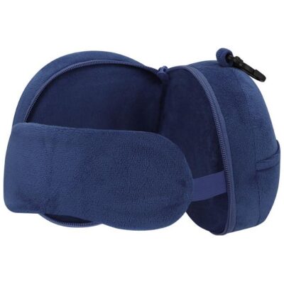 ALMOHADILLA MASCARA VIAJE AZUL