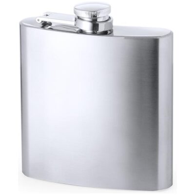 PETACA 175 ML  LISA ACERO BALTON