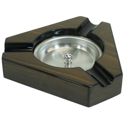 CENICERO PUROS TRIANGULAR NOGAL