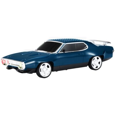 RADIO ALTAVOZ COCHE RETRO DODGE AZUL 