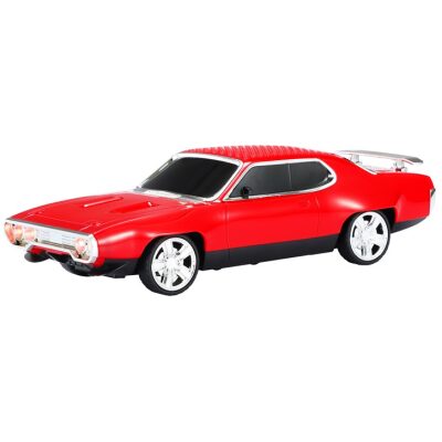 RADIO ALTAVOZ COCHE RETRO DODGE ROJO