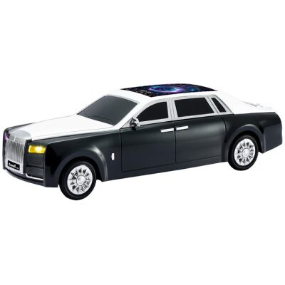 RADIO ALTAVOZ COCHE RETRO ROLLS PHANTOM NEGRO 15W 