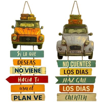 ADORNO PARED TABLAS COCHE MOD SURTIDO