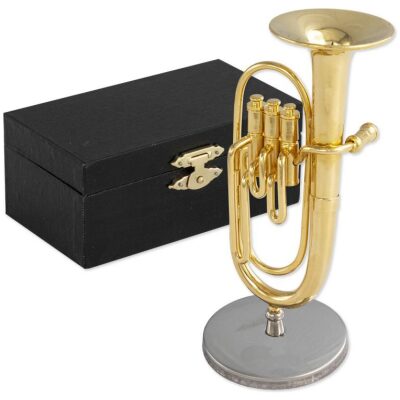 MINIATURA MUSICAL TROMBON METALICO
