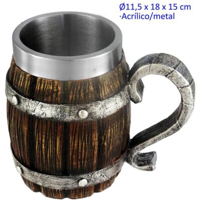 TAZA ORNAMENTADA MODELO CURVO 