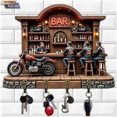 CUELGA LLAVES BAR MOTEROS