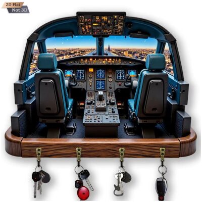 CUELGA LLAVES CABINA AVION