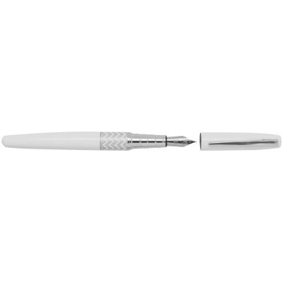 ESTILOGRAFICA METAL FRISE BLANC