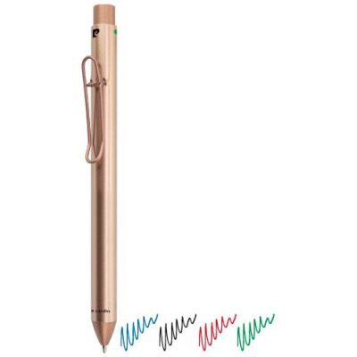 BOLIGRAFO 4 COLORES PIERRE CARDIN PT-NE-ORO