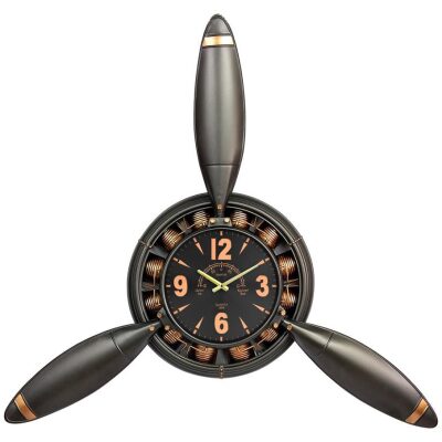 RELOJ PARED MOTOR AVION DE ELISES