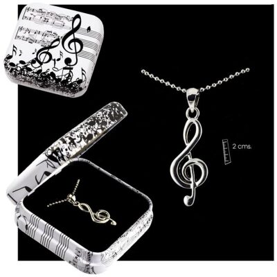 COLGANTE NOTA MUSICAL CLAVE SOL