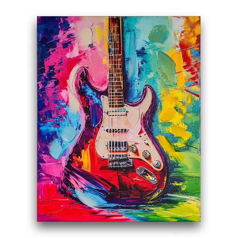CUADRO 40X50 GUITARRA ELECTRICA SURTIDOS