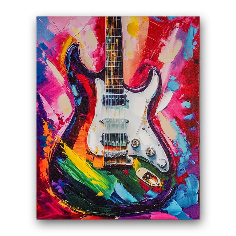 CUADRO 40X50 GUITARRA ELECTRICA SURTIDOS