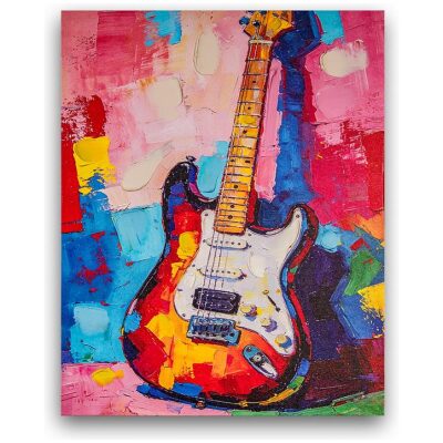 CUADRO 40X50 GUITARRA ELECTRICA SURTIDOS