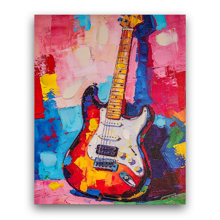 CUADRO 40X50 GUITARRA ELECTRICA SURTIDOS