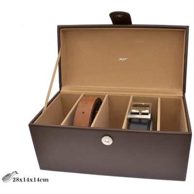 GUARDA CINTURONES 5 PZAS  SIMIL MARRON