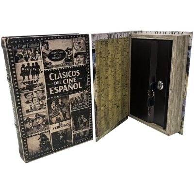 HUCHA CAJA FUERTE LIBRO CLASICOS DE CINE